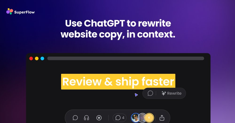Superflow Rewrite - добавляйте мультимедийные аннотации на веб-сайт, создавайте копии и управляйте задачами для проверки