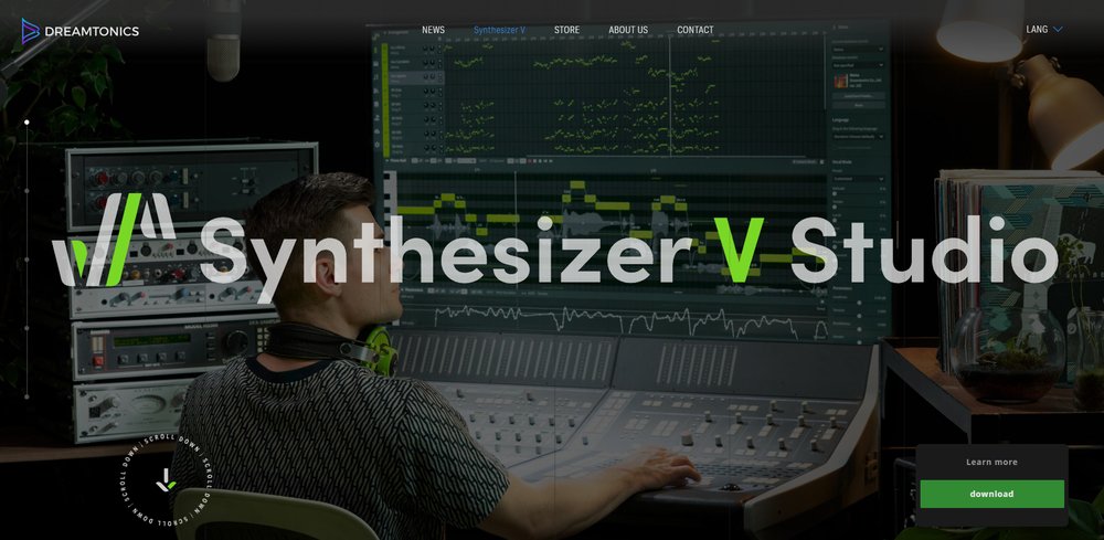 Synthesizer V - музыкальный вокальный генератор с искусственным интеллектом