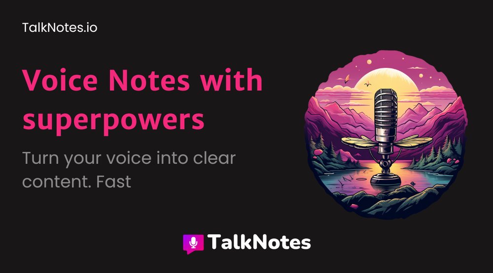TalkNotes - инструмент для преобразования голоса в текст