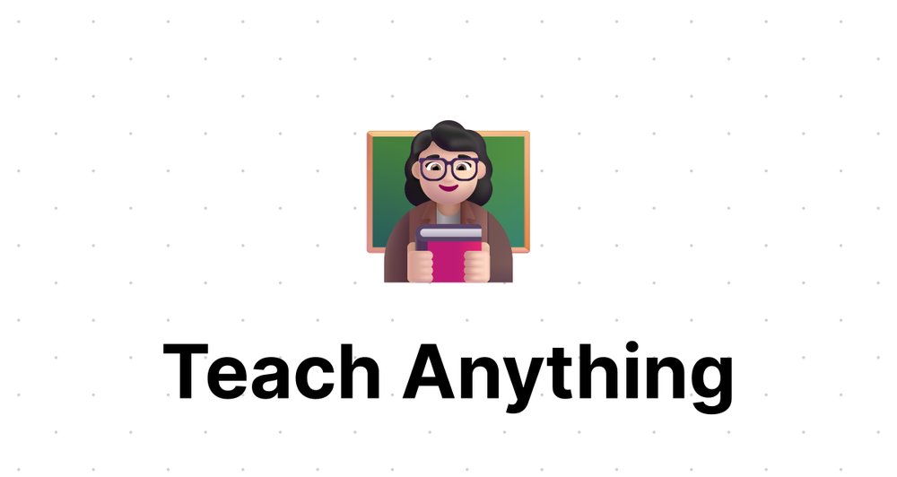 Teach Anything - научит вас всему за секунды