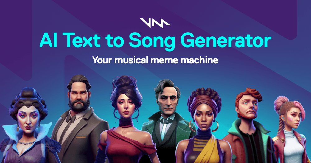 Text-To-Song - использует ии, чтобы взять ваш текст и превратить его в песню