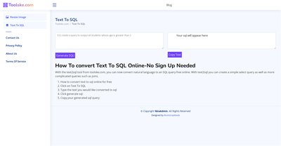 Приложение искусственного интеллекта Text2sql