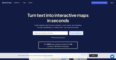 Приложение искусственного интеллекта Textomap