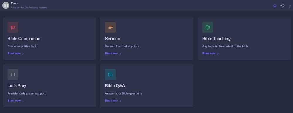 TheoAssist - чат и исследовательский инструмент, основанный на библии