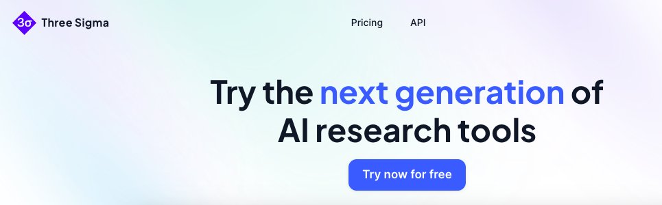 Three Sigma - исследовательский инструмент для поиска и отслеживания информации из документов