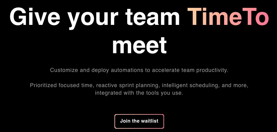 TimeTo - платформа для продуктивной работы команд