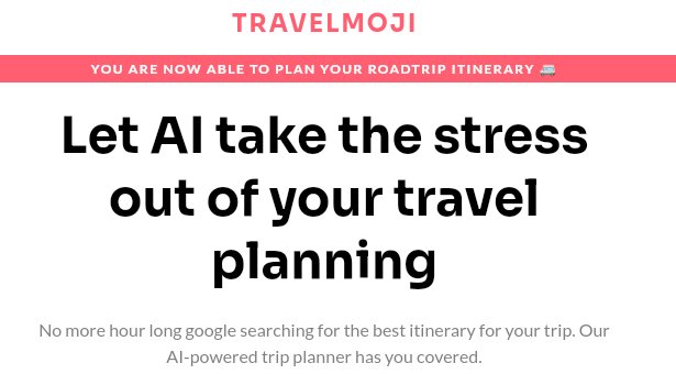 Travelmoji - инструмент планирования путешествия