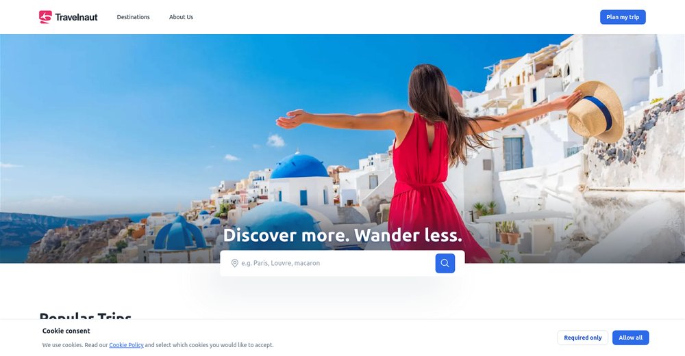 Приложение искусственного интеллекта Travelnaut