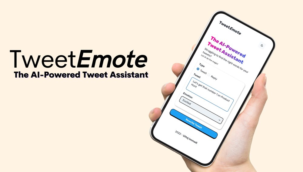 TweetEmote - помощник по созданию твитов на основе искусственного интеллекта