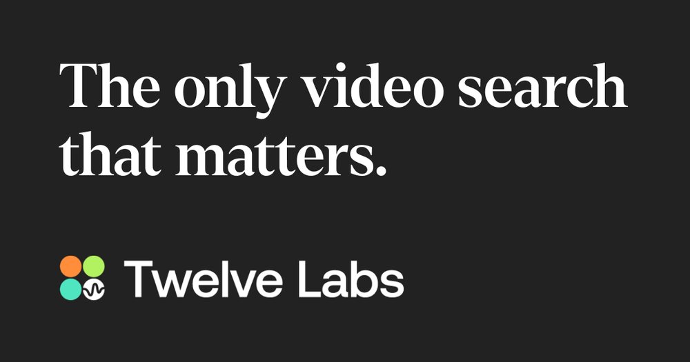 Twelve Labs - платформа предоставляет api-интерфейсы поиска видео для разработчиков.