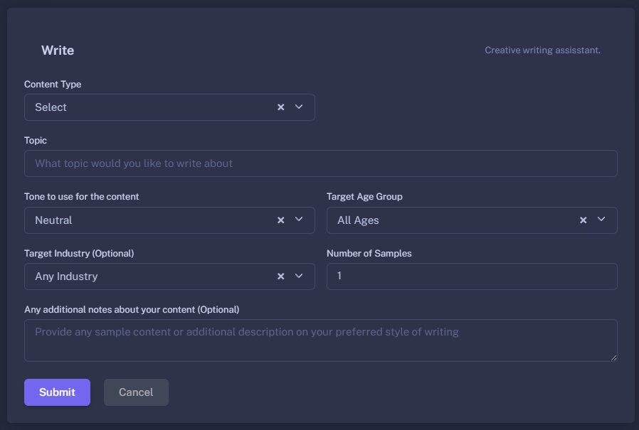 UltraBrainstormer - помощник по творческому письму