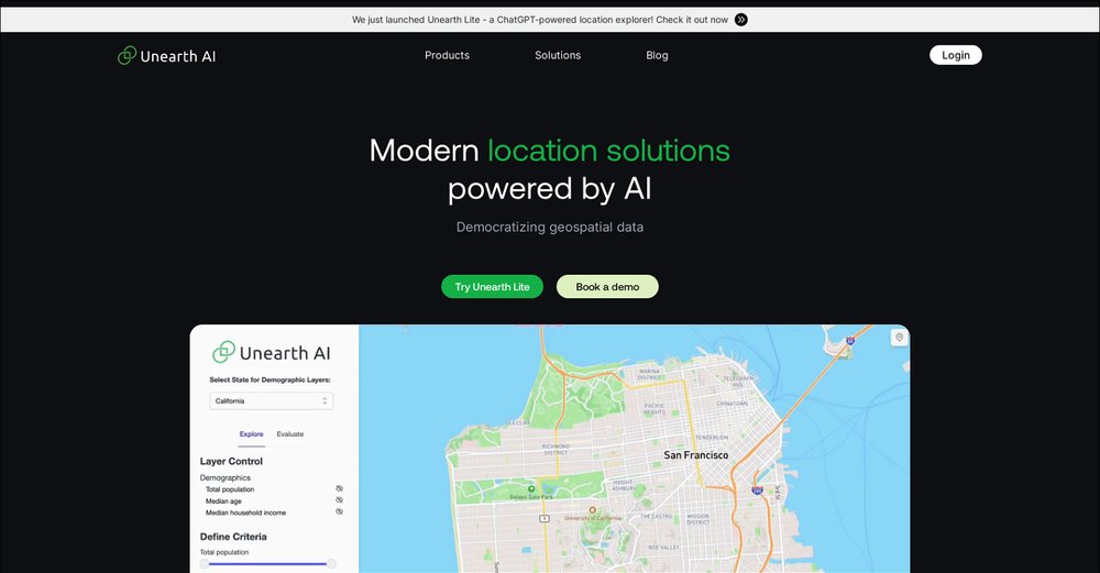 Приложение искусственного интеллекта Unearth AI