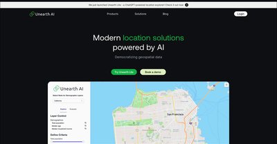 Приложение искусственного интеллекта Unearth AI