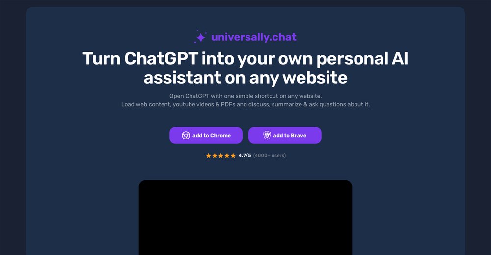 Приложение искусственного интеллекта Universally