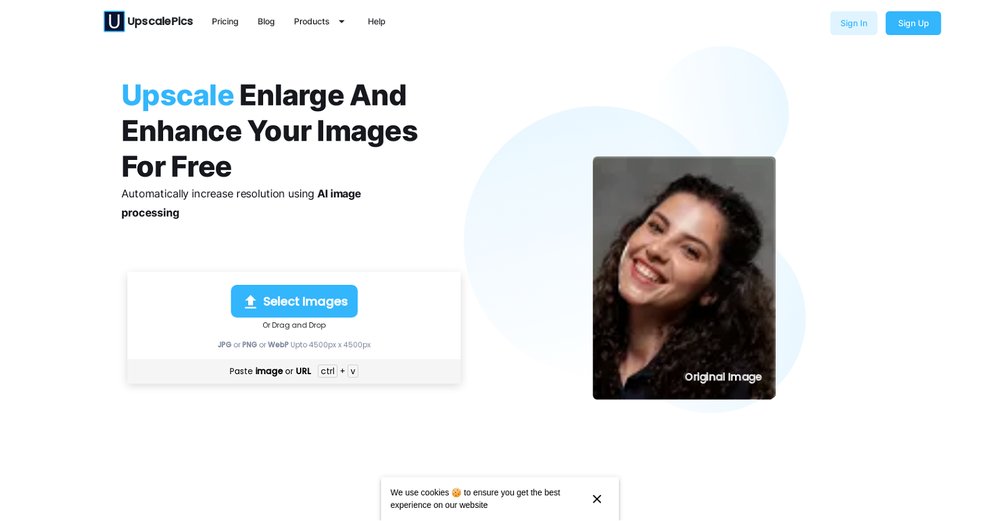 Приложение искусственного интеллекта UpscalePics