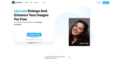 Приложение искусственного интеллекта UpscalePics