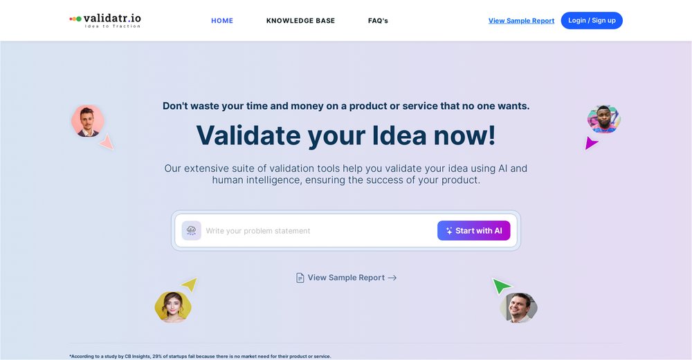 Приложение искусственного интеллекта Validatr