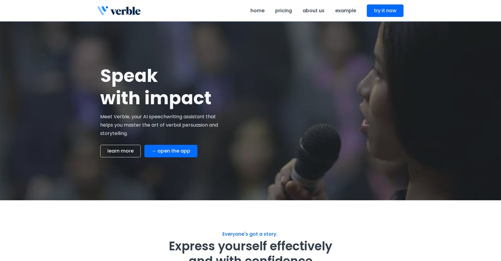 Приложение искусственного интеллекта Verble