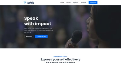 Приложение искусственного интеллекта Verble