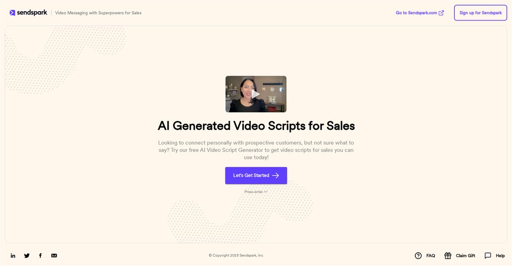 Приложение искусственного интеллекта Video script generator