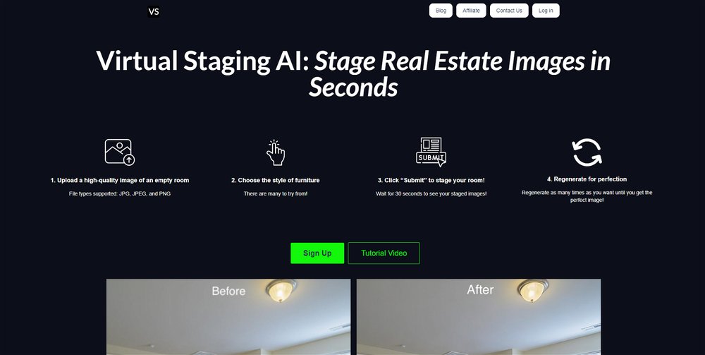 Приложение искусственного интеллекта VirtualStagingAI