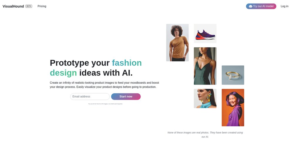 Приложение искусственного интеллекта Visualhound