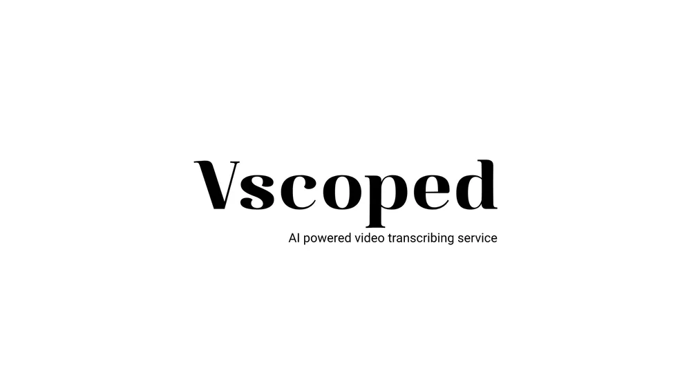Vscoped - инструмент для расшифровки аудио и видео контента.
