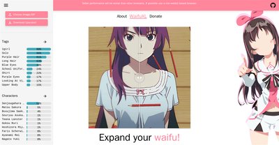 Приложение искусственного интеллекта Waifu XL