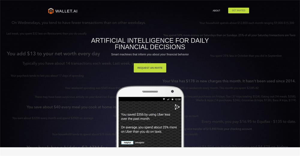Приложение искусственного интеллекта Wallet AI