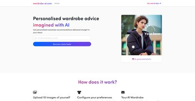 Приложение искусственного интеллекта Wardrobe