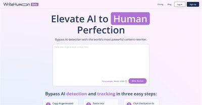 Приложение искусственного интеллекта WriteHuman