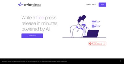 Приложение искусственного интеллекта Writerelease