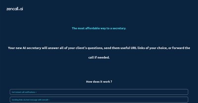 Приложение искусственного интеллекта Zencall