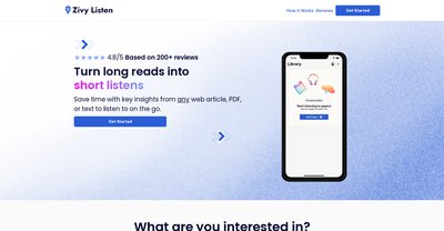 Приложение искусственного интеллекта Zivy Listens